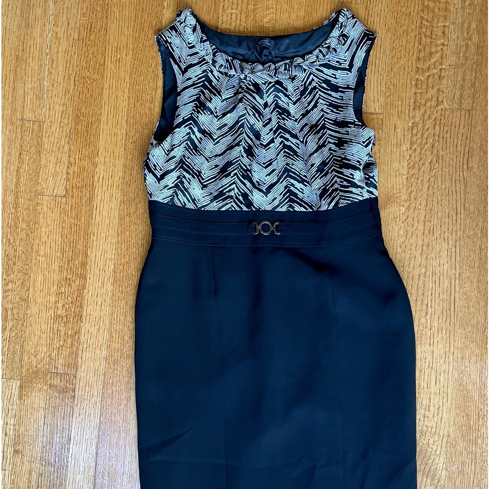 ARTHUR LEVINE BLACK & WHITE DRESS